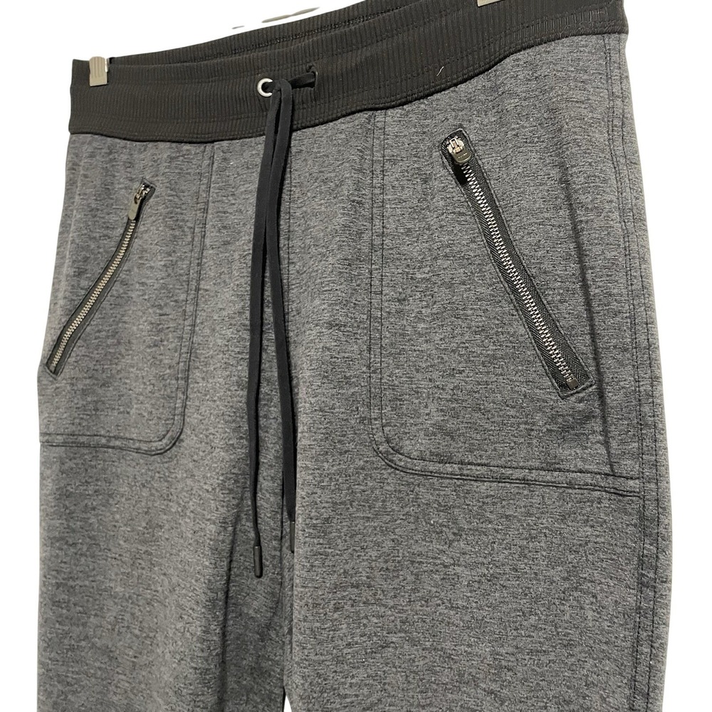Athleta Jogger Pants Gray Zipper Pockets Athleisure Casual‎ Comfy Size Small - Picture 7 of 11